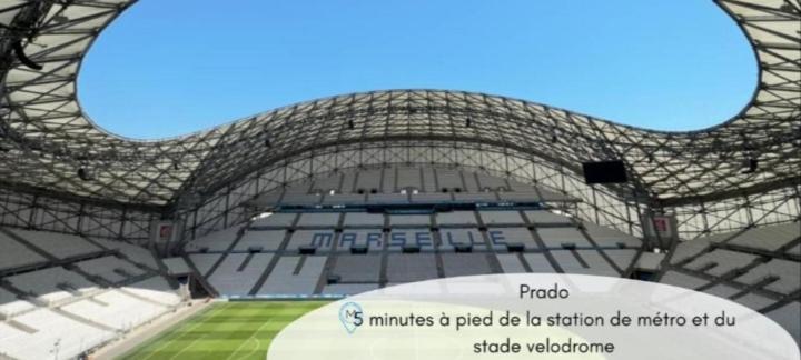 T4 Prado Velodrome Plage 3 Chambres Marsella Exterior foto